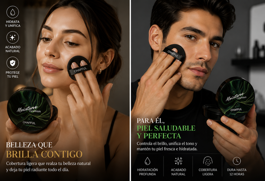 PIEL DE PORCELANA - Base Crema MOINSTURE CUSHION